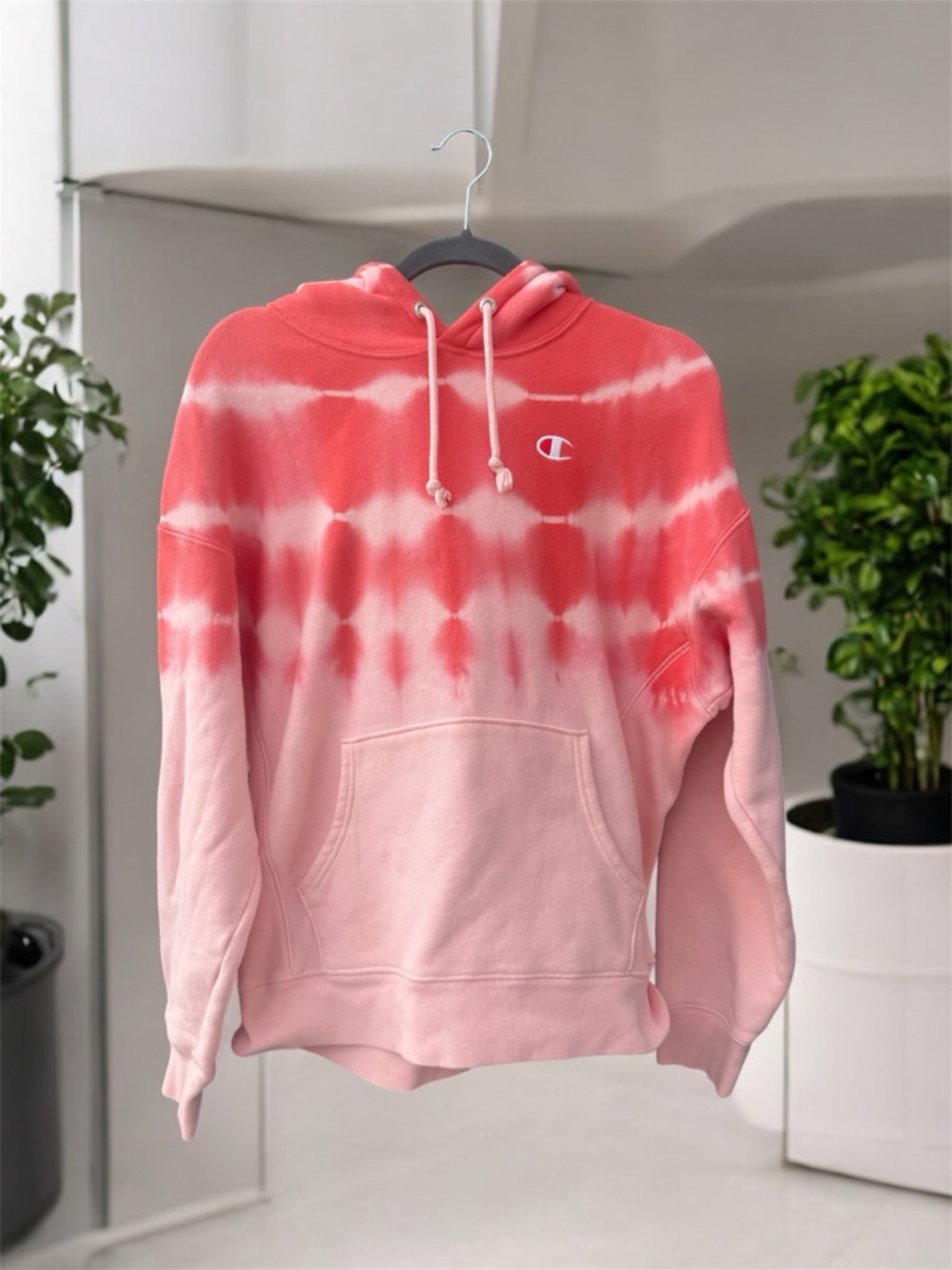 Champion Reverse Weave Tie-Dye Hoodie Large